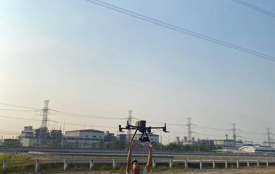 500kV transmission line AY4-PH2 inspection